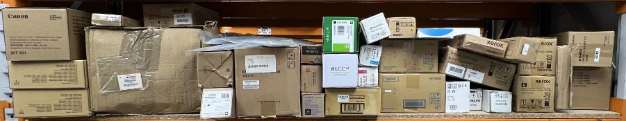 Assorted printer cartridges & related items (Sold as seen).