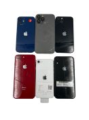 Assorted pre-owned Apple iPhones sold for parts (All iCloud account locked, sold for parts only).