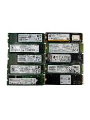 Ten pre-owned SSD's (Data wiped).