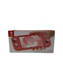 As new Nintendo Switch Lite in Coral (M/N: HDH-S-PAZAA JPN EAN: 4902370545302).