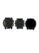 Three pre-owned Garmin Smartwatches (Untested, sold as seen).