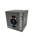 As new Garmin Fēnix 7S GPS Smartwatch in Stainless Steel with Graphite Band (EAN: 753759277819) (Box