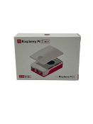 One hundred ninety as new Raspberry Pi 5 Cases in Red/White (EAN: 5056561803340).