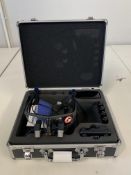 An as new pair of custom Orascoptic Dragonfly Pro dental loupes HDL Ergo 5.0x TTL, medium, charcoal,