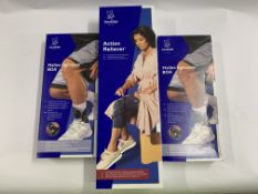 Mixed lot, 1x Thuasne Action Reliever Soft offloading knee brace (REF: 234901) Size B, 5x Thuasne Ma