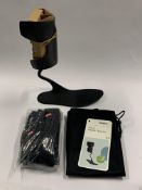 An Ottobock WalkOn Reaction Ankle Foot Orthosis, Drop-Foot Brace, Size: Large, Side: Right (REF: 28U