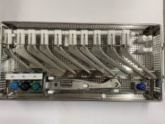 A Stryker Exeter V40 Rasps Instruments Tray (0590-1-401). Preowned