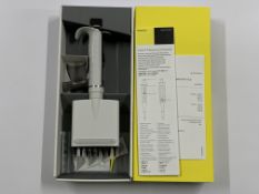 Two Sartorius Tacta Mechanical Pipette Eight Channel 0.5 - 10ul (REF: LH-729120) As new