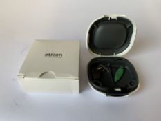 Oticon OPN Play 1 BTE PP (REF: 213023) Brown. As new (1 Hearing Aid included)