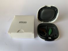 Oticon OPN Play 1 BTE PP (REF: 213023) Brown. As new (1 Hearing Aid included)