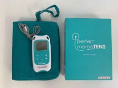 Ten as new TensCare perfect mama labour pain relief device (REF: K-PM, EAN: 5033435132263).