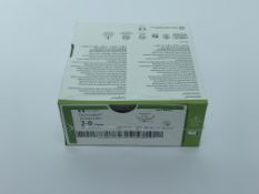 A Covidien Dermalon Monofilament Nylon (REF: 88861744-51) 2-0, 3 Metric, 18