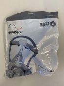 An as New ResMed Quattro Air Full Face Mask, Size: Large, LGE-EUR1 (REF: 62707, EAN: 619498627073).)