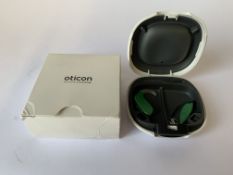 Oticon OPN Play 1 BTE PP (REF: 213031) Green Tar. As new (1 Hearing Aid included)