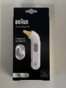 Six as new Braun ThermoScan 3 compact and quick ear thermometer (REF: IRT3030EE, EAN: 4022167230300)