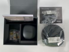 As new Oticon Zircon 1 Minirite C090 Hearing Aids (pair) with accessories.