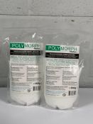 Seven Bags of Polymorph Polyshape Hand-Mouldable Plastic Granules, 500g Per Bag. (EAN: 635292332258)