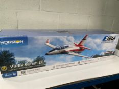 An E Flite Viper 90mm EDF - ARF Plus large scale jet for intermediate to experienced pilots (sold as