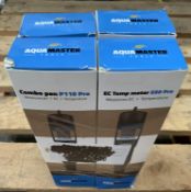 Four as new Aquamaster tools p110 pro combo pen, digital meter, waterproof, functions - measures PH/