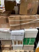 Assorted stationery, mostly A4 copy paper.