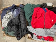 Approximately 80 pre-owned assorted vintage style sweatshirts, hoodies and related to include Polo R