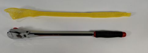 Mac Tools 1/2” drive axis flex-head long comfort soft handle rachet 18