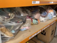 Nine bags of pre-owned clothing, shoes including brands Nine West, Bertie, Converse and Nike and han