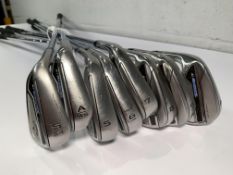 Callaway Paradym Ai Smoke Golf Irons Set, Elevate Shaft, R-Flex, Lamkin Grip, Left Handed