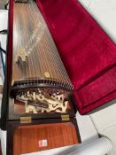 Twenty One String Chinese Guzheng - Zither Harp - Pre-owned.