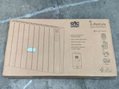 A ATC iLifestyle WLS1800 WIFI direct electric thermal radiator, 1800W, 230V, 50HZ. (Sold as seen)