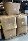Nine large boxes containing Customer Returns from an Online Clothing Retailer.