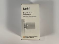 A Tado Smart Radiator Thermostat Add-on for additional rooms (V3P-SRT01-TC-ML-00) As new (Requires T