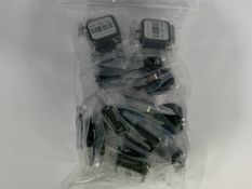 A bag of twenty Radtrak³ Long Term Radon Test Kits. As new