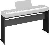 An as new Yamaha L-100B wooden keyboard stand - black (stock image).
