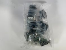 A bag of twenty Radtrak³ Long Term Radon Test Kits. As new