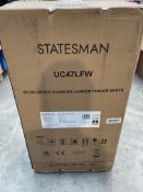 Statesman UC47LFW under counter larder fridge (sold as seen).