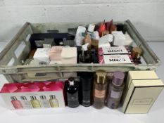 A box of approximately forty six new beauty items to include Molton Brown, Tom Ford, Chanel, Charlot