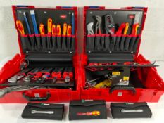 Assorted Hand Tools (mostly Knipex) to include 12 52 195 KNIPEX PreciStrip16 Automatic Insulation St