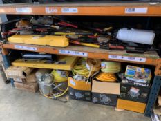 Two Shelves Of Customer Return Garden Related Tools (Please Note These Items May Be Incomplete, Dama