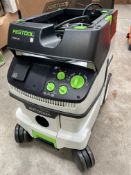 Mobile Dust Extractor CLEANTEC CTM 26 EI AC 110V (item incomplete, no hose).