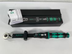 Wera Click-Torque B 2 Torque wrench with reversible ratchet, 20-100 Nm.