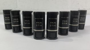 Eight as new Max Factor X pan stiks for normal - dry skin, true beige 12, 0.31oz.