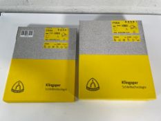 Seven Kinspoor Wet and Dry Sandpaper (5 x 1200 and 2 x 1500 grit) - Packs of 50.