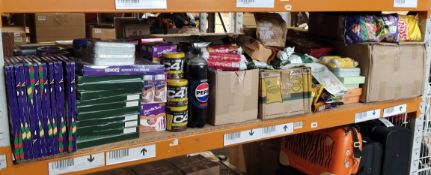 Quantity of Assorted Food Items To Include Confectionary, Drinks And Related Items (Please Note BB D