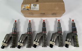 Five Cat Reman fuel injectors - 10R-2772. (sold as seen)