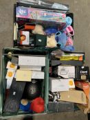 Three crates of assorted new items to include Toys, The White Company, Starship Torch Scale 1:200, H