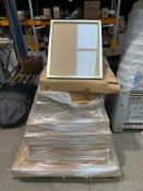 Eighteen Wooden Picture Frames, various sizes and colours. As new (Nine boxes/Pallet not included)