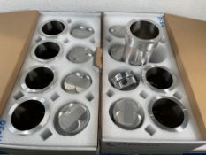 Eight as new Hartech Engine Pistons and Cylinders.