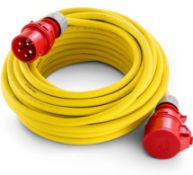 As new Trotec 5-pin extension cable, IP44 / IP54, male and female connection type.