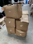 Nine Large Boxes Containing Customer Returns From An Online Clothing Retailer.